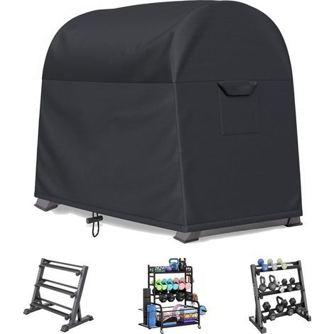 Housse de support d'haltères, housse de protection anti-rayures, protection portable pour support d'haltères de gym, housse de support de poids intérieur, housse de support d'haltères d'extérieur (1/5)