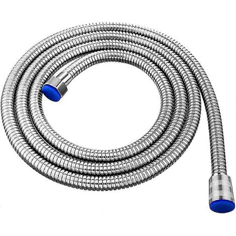 Flexible de douche de 2 m (79 pouces) résistant aux explosions, aux pliures et à la corrosion, compatible avec tous les pommeaux de douche. (1/5)