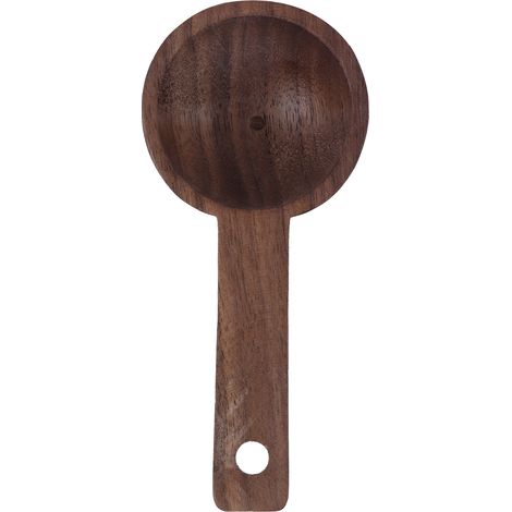 Cuillère à café en bois, cuillère doseuse en noyer, accessoires pour café, thé, sucre, épices (1 pièce) (1/5)