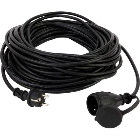 REV 0065259 Prolunga Alimentazione H05RR-F 3G1,5 mm² 25 m IP44 colore Nero (1/2)