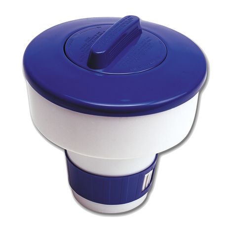 BOITE A CHLORE FLOTTANTE - Cavalier (pouvant recevoir des pastilles 20 G)