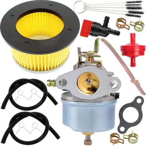 Universeller Vergaser für 4-Takt-Motoren von Tecumseh (H25, H30, H35, H50) – Kompatibel mit Modellen 631068A, 631068B, 631827, 632208, 632589, 632615 – Für Motorsensen (3,5 PS), Rasenmäher (3 PS) und