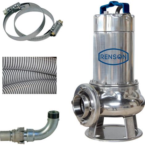 KIT RESERVOIR VERTICAL 300L POUR POMPE FORAGE 1''1/4 RENSON