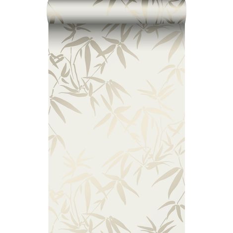 papier peint feuilles de bambou beige  - Origin Wallcoverings (1/5)