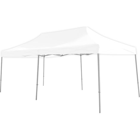 Toit de rechange pour tonnelle pliante 3 x 6 professionnelle -  - Blanc
