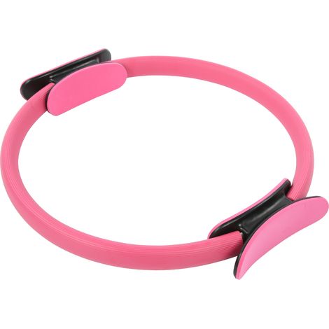 Bague de yoga pour exercices fitness, cercle de sport à double poignée, équipement d’entraînement à domicile, rose (1/5)