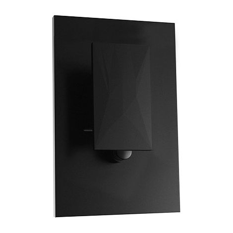 Facade Laiton Mitigeur Douche Tabula 2 Sorties Black Mat Robinetterie TABULA - CRISTINA ONDYNA TA68913