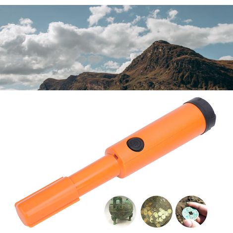 Mini-Metalldetektor der dritten Generation, 360-Grad-Schatzsuchsonde, vollständig wasserdichter Metalldetektor, Handmetalldetektor für Outdoor-Abenteuer, mit Lederetui. (1/5)