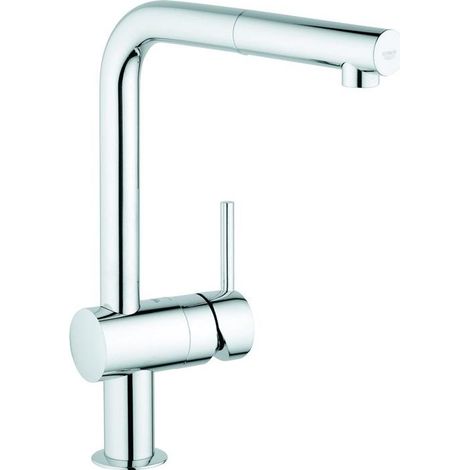 Grohe Minta - Spültischarmatur mit ausziehbarem Auslauf, SmartControl, verchromt 31397000 (1/5)