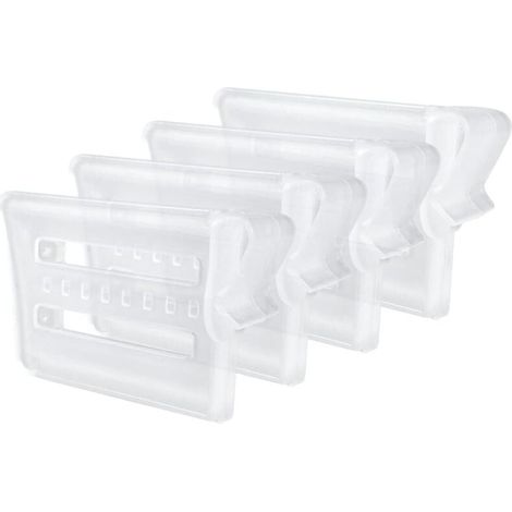KZQ - Kit di 2 utensili per calafataggio, pala per la rimozione del sigillante in silicone, raschietto rosso per sigillante in vetro e cemento per qualsiasi giunto angolare (rosso, 13,5 x 4,5) (1/4)