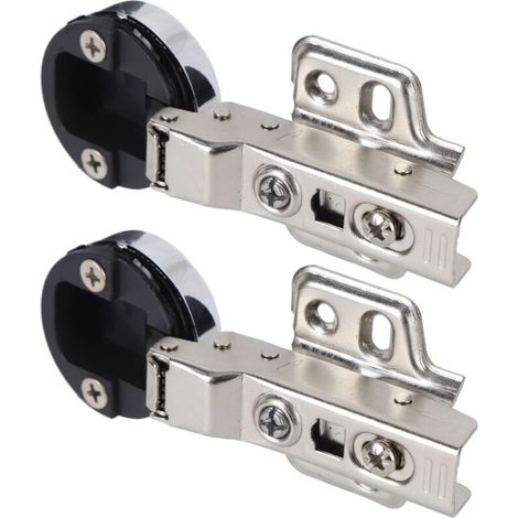 Charnière de Porte de Douche, Fabrication Exquise en Acier Inoxydable 35 Tasses Charnière de Porte de Douche en Verre pour Hôtel (Recouvrement de moitié de courbure moyenne 9mm) (1/5)