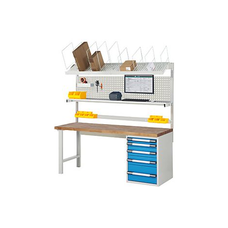 eurokraft pro  Banco da lavoro con sovrastruttura serie 7000 