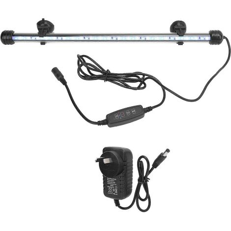 Lampe LED pour aquarium 38 cm, étanche, 3 modes d'éclairage, intensité réglable, prise 100-240 VA (1/5)