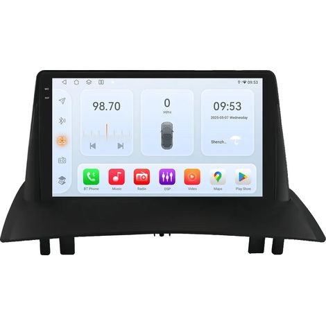 Multimedia-System, Touch-Display, Kompatibel mit Renault Megane 2 2002-2009, QS1 hinzufügen AHDC2 (1/2)