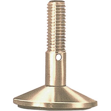 Piedino Regolabile Ottone Ma12 Per D 50 Mm - 10 Pz (1/3)