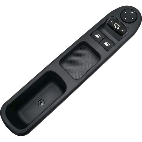 Memkey – Bouton lève-vitre pour Peugeot 307 – Interrupteur électrique noir – Compatible 2000-2005 – Installation facile sans ajustement - 96351622XT (1/5)