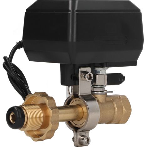 Régulateur de vanne électrique à arrêt automatique, contrôleur de robinet à bille pour conduite de gaz, dispositif de fermeture automatique pour vanne motorisée. (1/5)