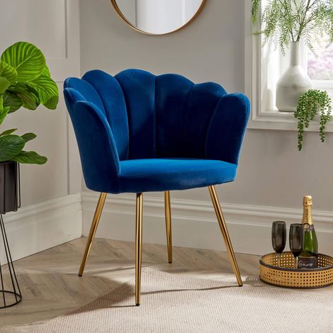 Compact Scallop Armchair Blue (1/5)