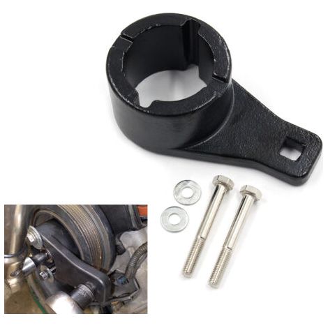 Outil de maintien pour poulie d'équilibrage harmonique, clé de maintien pour poulie d'amortisseur avec vis pour Toyota/Lexus 3.4L (1/4)
