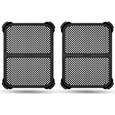 Lot de 2 protections anti-éclaboussures pour friteuse à air chaud Ninja Foodi MAX Dual Zone AF400EU / AF451EU / DZ401, accessoires en silicone, protection anti-éclaboussures réutilisable (1/4)
