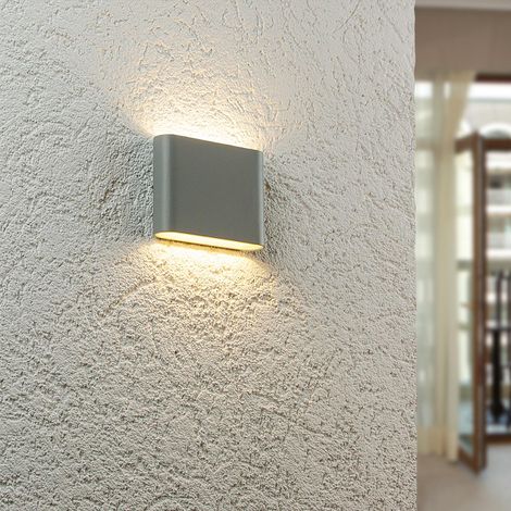 Wandleuchte Slide UP and DOWN 3000K IP54 - Watt: 6W - Farbe: Grau (1/5)