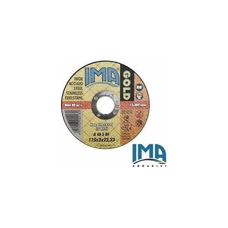 Ima Disco Per Inox Gold Piano D 230X2,0 Mm - 50 Pz (1/2)