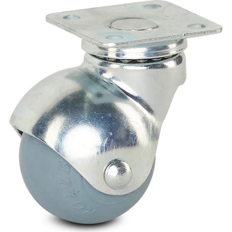 Roulette de chaise - MESO - Platine - 40mm - 30kg