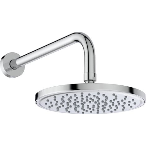 Ideal Standard - Idealrain, Kit soffione con braccio a parete per doccia, Set 2 pezzi per colonne doccia, Cromato (1/4)