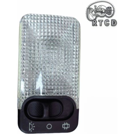 Interior dome light assembly, 6362P3/8146G2, suitable for Peugeot 206, 207, and Citroen C2. (1/5)