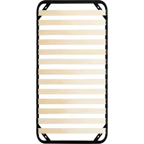 Bolli – Sommier 90x190cm à lattes en bois massif – Ultra stabilité et super soutien – Montage facile en 30 minutes – Pour adulte (1/5)