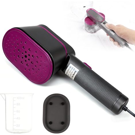 Hand-vapopflätter 1000W 2-en-1 – Mini repasseur de vapeur voyage avec chauffage de 9 secondes, vapeur portable léger pour la maison, le bureau et les voyages (1/5)