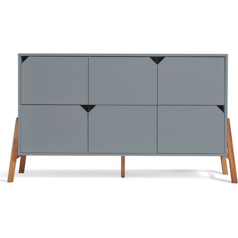 Lotta Commode enfant 150 cm avec 6 tiroirs bois clair (1/4)