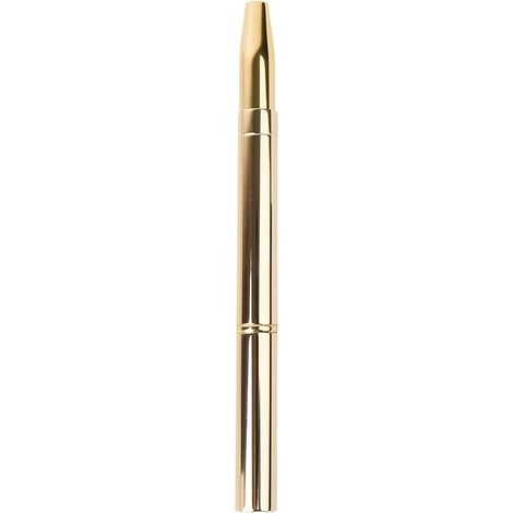 Pinceau et lèvres double broderie professionnel, en maquillage et métal doré pour l'application de rouge et lèvres et de gloss, applicateur de beauté IDéal pour les voyages (1/5)