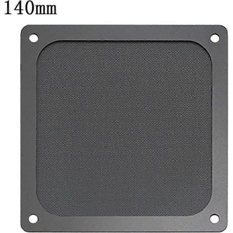 Filtre à poussière magnétique, grille de protection anti-poussière pour ventilateur, avec trou pour PC-140140mm- (1/5)