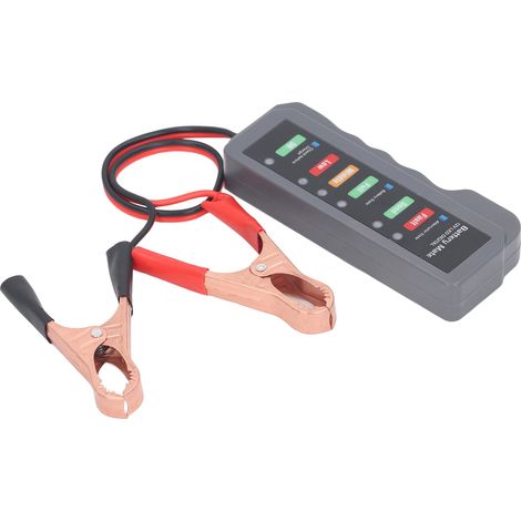 Testeur de batterie voiture 12V, outil de diagnostic alternateur, contrôle et détection de tension pour automobile (1/5)
