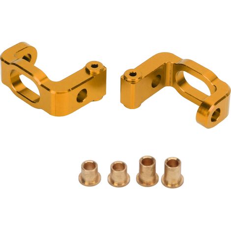 Support de moyeu avant en alliage d'aluminium pour voiture RC LC Racing PTG-2 1/10 (pièces) - Or (1/5)