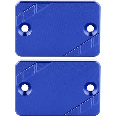 2 pièces Réservoir Liquide Frein Avant Arrière Bouchon Couvercle Compatible Honda CB300F CBR500R CB500F CB500X Bleu (1/5)
