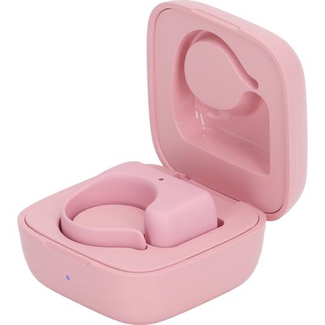Bluetooth-App-Fernbedienung mit Scrollring, Umblätterfunktion, ABS-Fotoauslöser, Selfie-Taste und Ladehülle für Smartphones (Pink) (1/5)