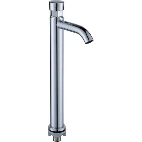 Mitigeur pour vasque - inox - argenté - pour usage quotidien (1/5)