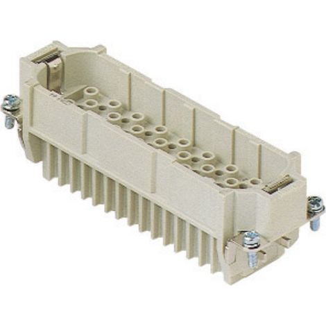 insert mâle - a sertir - 64p+t - 10a - 250v - gabarit 104.27 - ilme cdm64