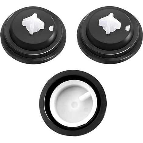 Lot de 3 joints de diaphragme pour robinet de chasse d'eau de toilettes - Kit de remplacement de joint de réservoir de toilettes standard, compatible avec robinet de chasse à flotteur (1/4)