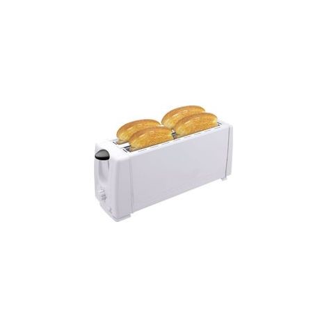 Grille-pain multifonction petit-déjeuner 4 tranches, blanc – (1/4)
