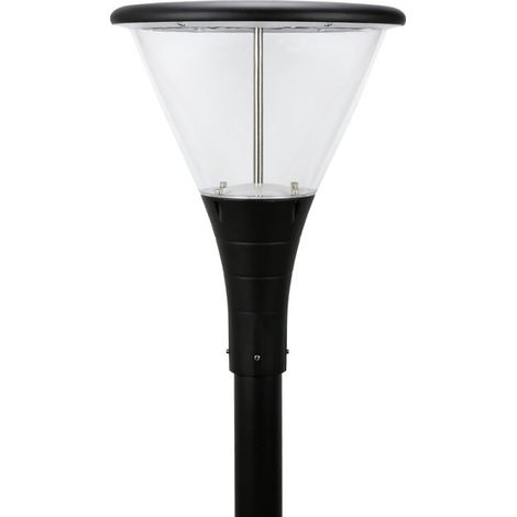 Lampadaire Public LED 30W 150lm/W IP66 Noir - Blanc Neutre 4000K - 5500K - SILAMP