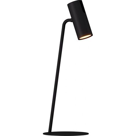 Lampe de bureau moderne noire à spot orientable 1x GU10 10 W LEDA Sigma Lighting (1/2)