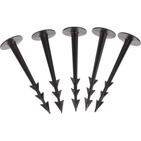 Lot de 200 TerraPEG piquets de Fixation pour Jardin pour la Fixation des Tissus Anti Mauvaises Herbes (1/5)