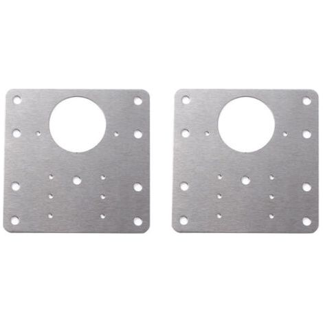 (2 Stück) Scharnierreparatur-Hilfsmittel, Reparaturplatten einfach zu installieren mit 12 Schrauben, für Holz, Möbel, Regale, Schränke (1/5)