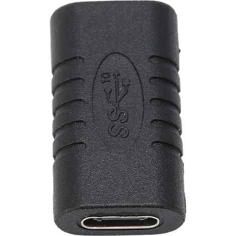 Connecteur d'Extension USB-C Femelle à Femelle pour MacBook Pro, Samsung Galaxy S9, Google Pixel