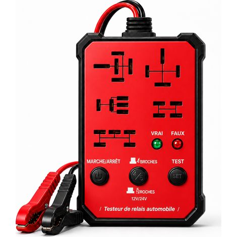 Testeur de relais automobile 12V diagnostic 4 et 5 broches outil de réparation auto 13 × 7 × 3 cm 12 g – Livraison gratuite (1/5)
