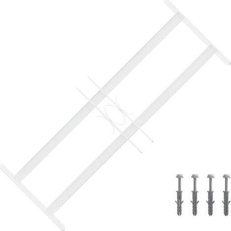 Grille De Sécurité Pour Fenêtre - Acier Galvanisé - 43 À 74 Cm - Usage Extérieur - 1 Pièce (1/5)