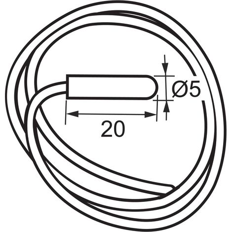 IMI Heimeier Fußbodentemperaturfühler kabelgebunden, für neoStat, neoAir und HM-PRT, 1510-01.983